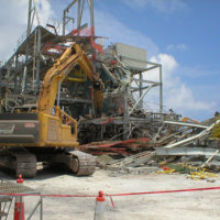 Johnston Atoll Chemical Weapons Incinerator Demolition 06